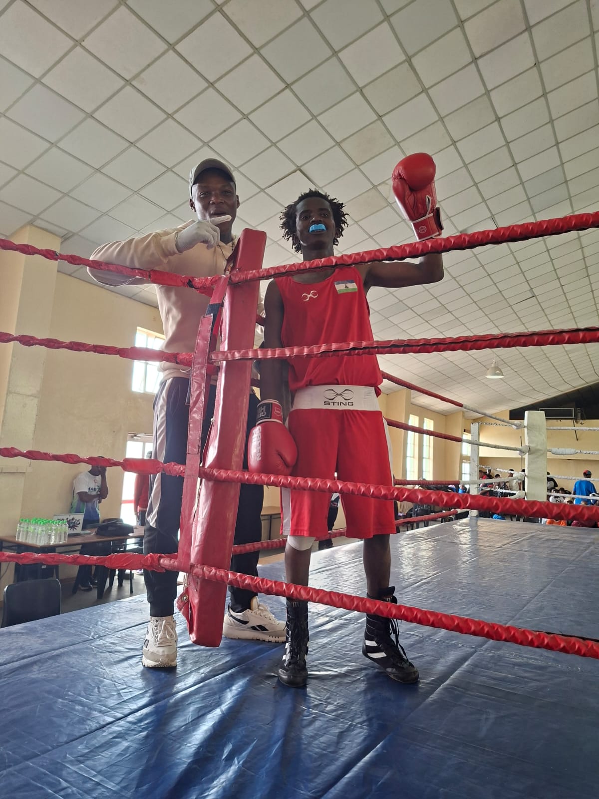 The Hand Goes Up — a Ts'osane boxing journey moment