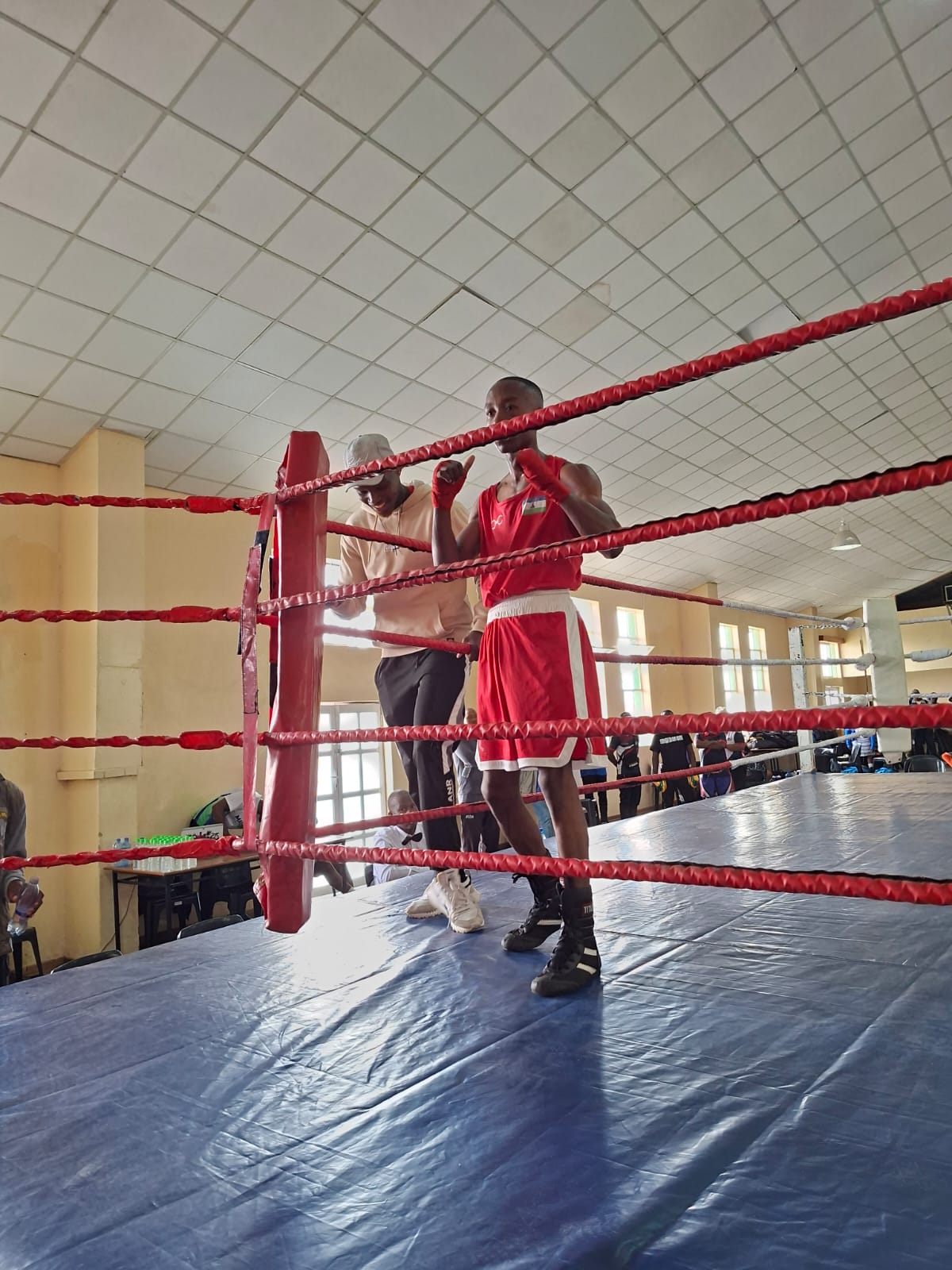 Pride in Red — a Ts'osane boxing journey moment